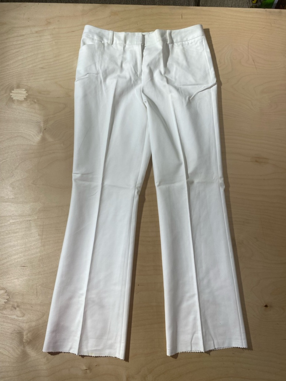 Worthington White Modern Fit Dress Pants Needs Hemmed 8 (RB) - Picture 5 of 9